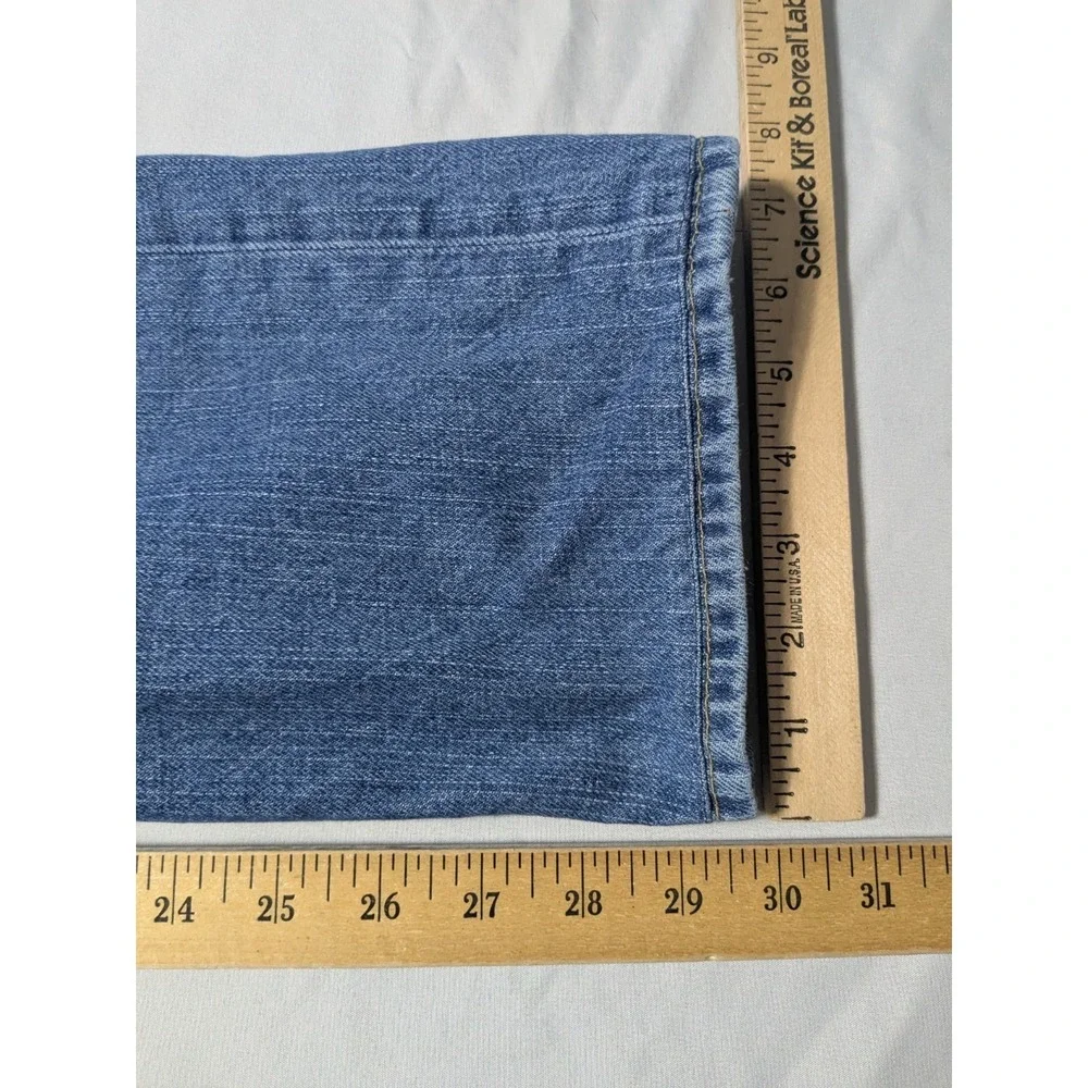 TRUE RELIGION BOBBY BAGGY Men 30 (Seat 34) Distressed Blue Jeans Made In USA‎